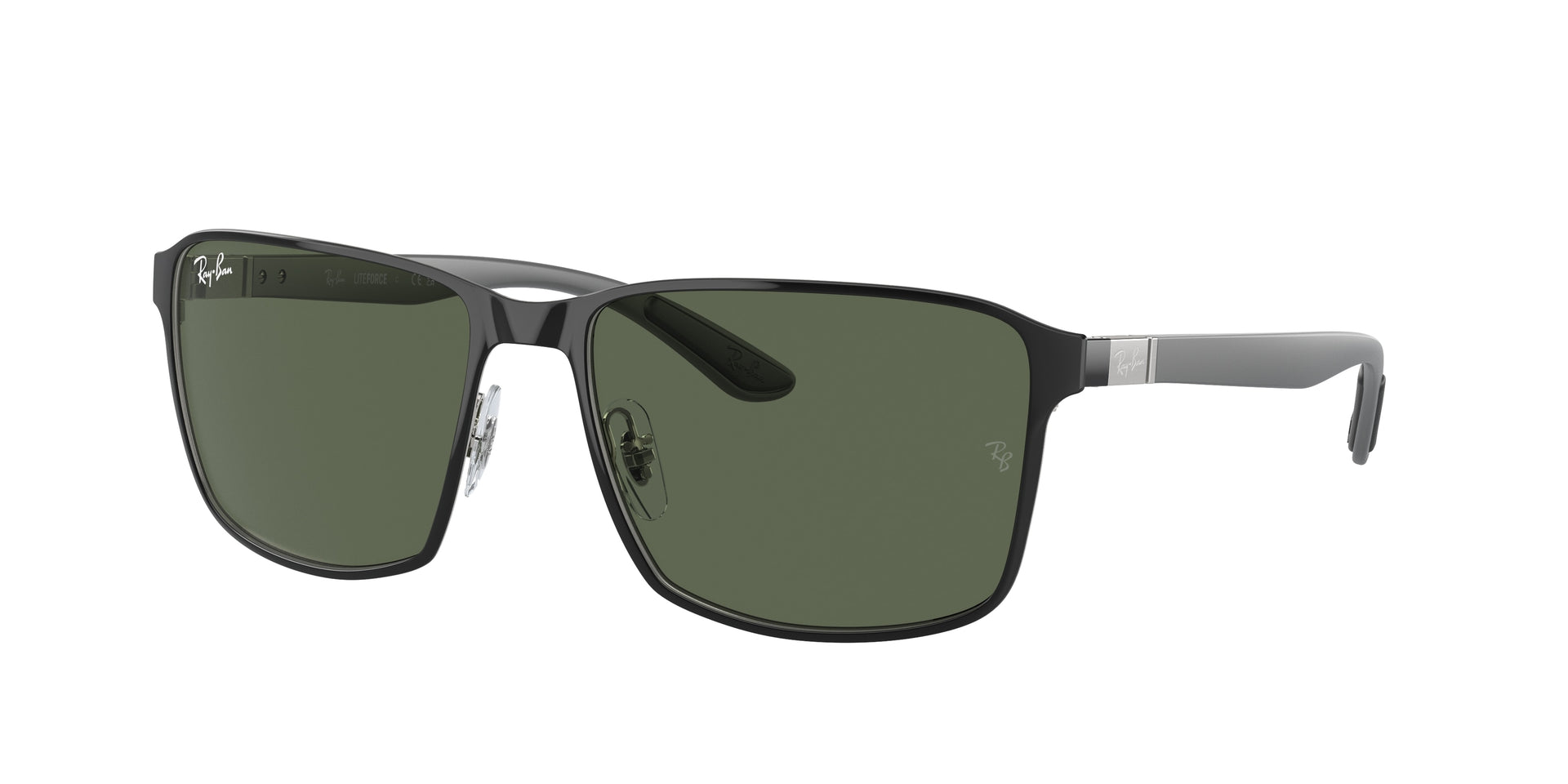 Ray-Ban RB3721 Black On Silver Sunglasses