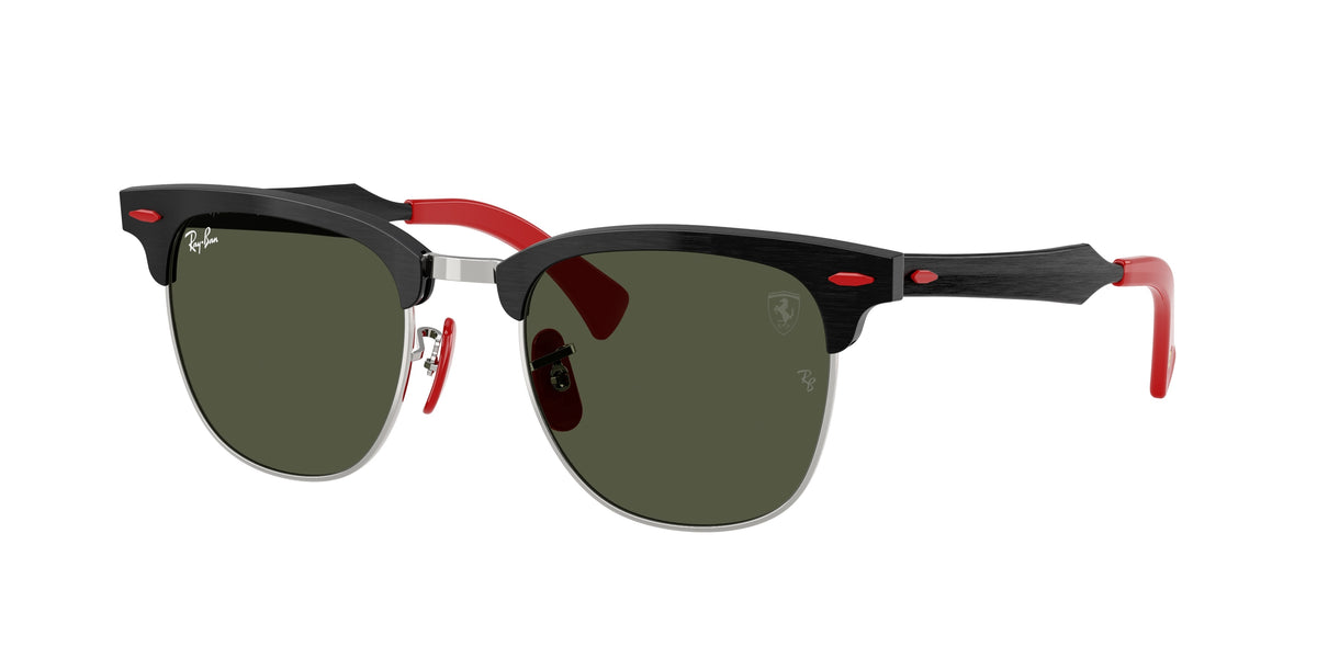 Ray-Ban RB3807M Brushed Black On Silved Sunglasses