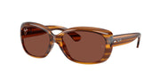 Ray-Ban RB4101 Striped Red Havana Sunglasses