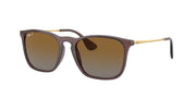 Ray-Ban RB4187 Transparent Brown Sunglasses