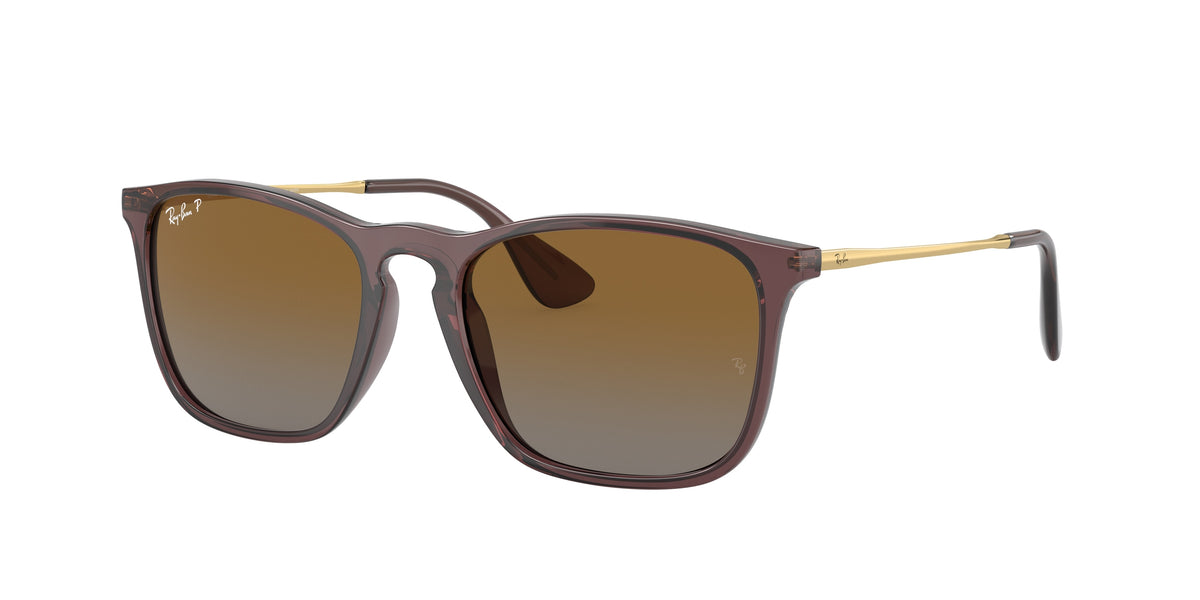 Ray-Ban RB4187 Transparent Brown Sunglasses