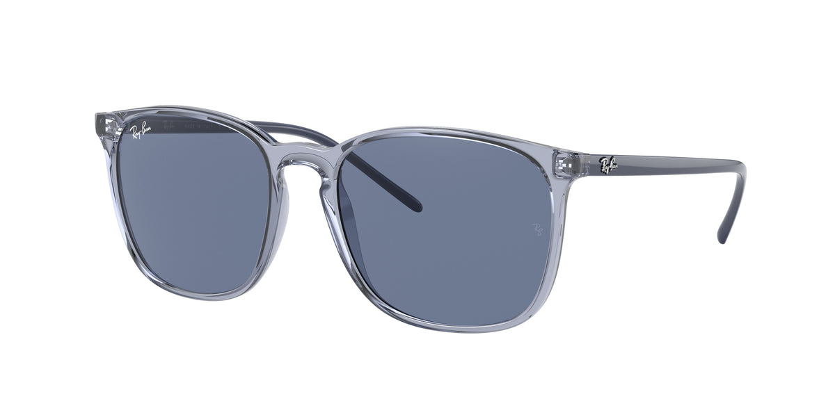 Ray-Ban RB4387 Transparent Blue Sunglasses