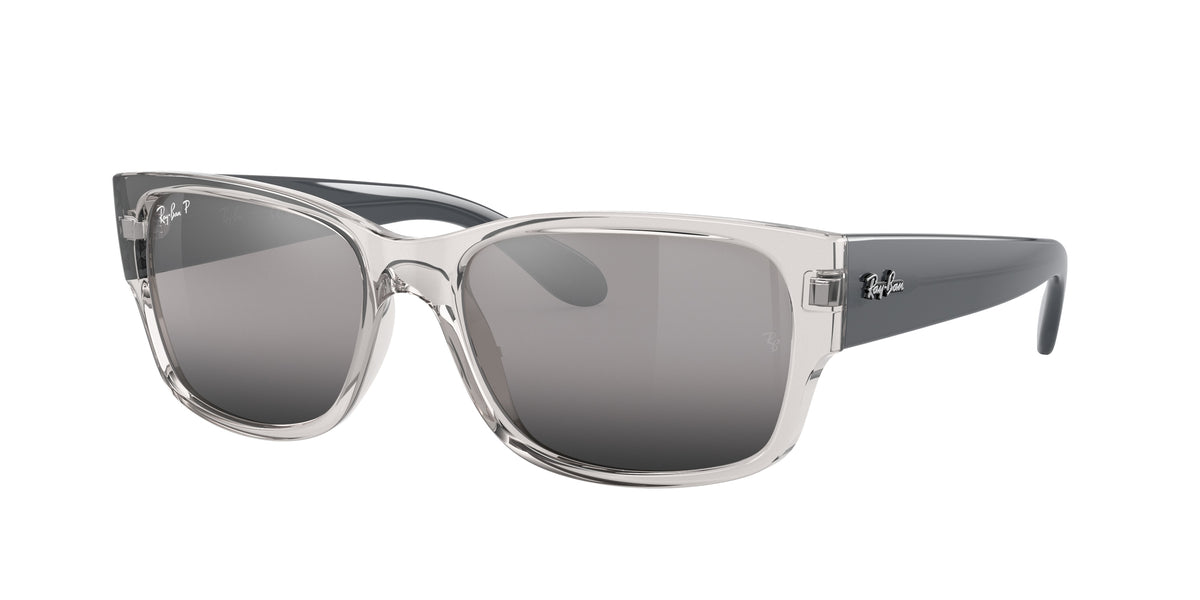 Ray-Ban RB4388 Transparent Grey Sunglasses