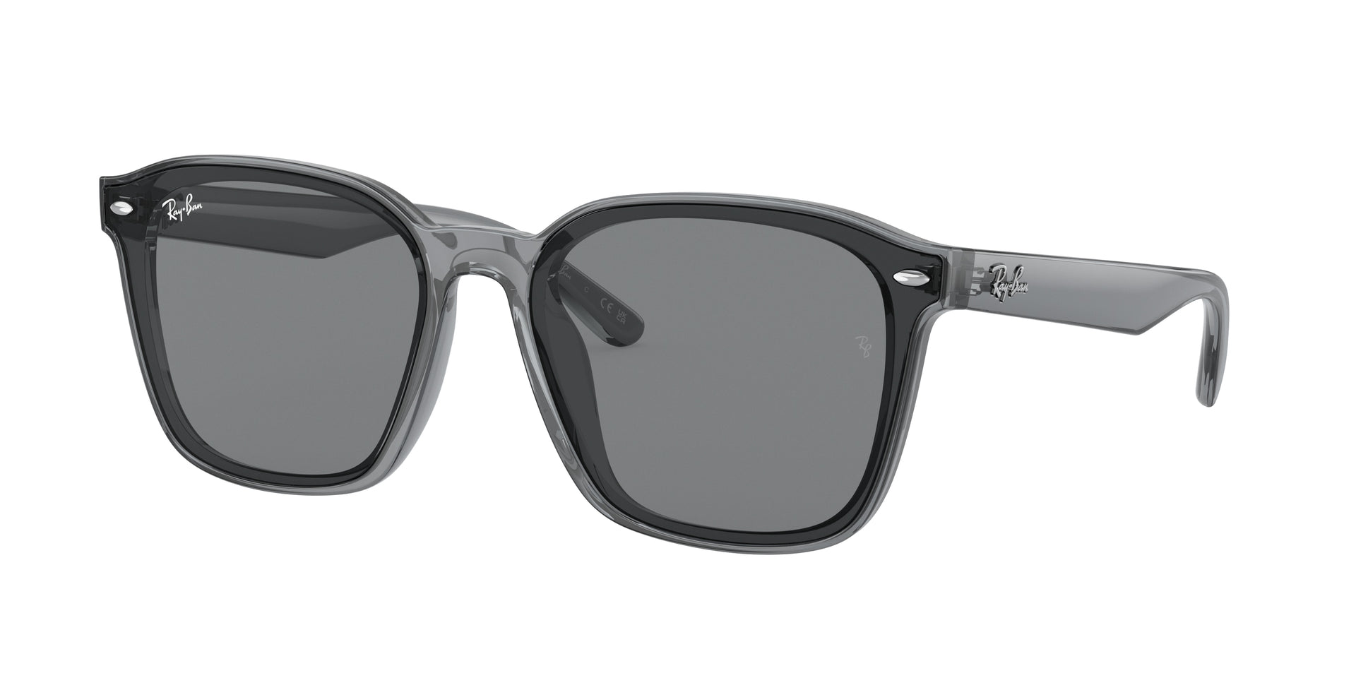 Ray-Ban RB4392D Transparent Grey Sunglasses