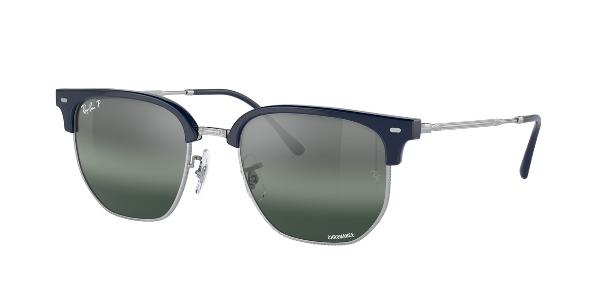 Ray-Ban RB4416 Blue On Silver Sunglasses