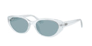 Ray-Ban RB4457D Transparent Ice Sunglasses
