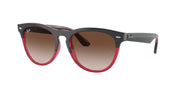 Ray-Ban RB4471 Grey On Transparent Red Sunglasses