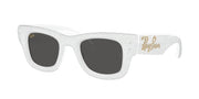Ray-Ban RB4940BP White & Strass Pave Sunglasses