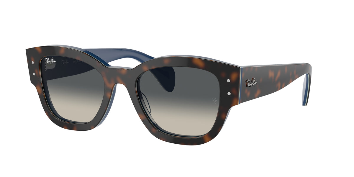 Ray-Ban RB7681S Havana Grey On Blue Sunglasses