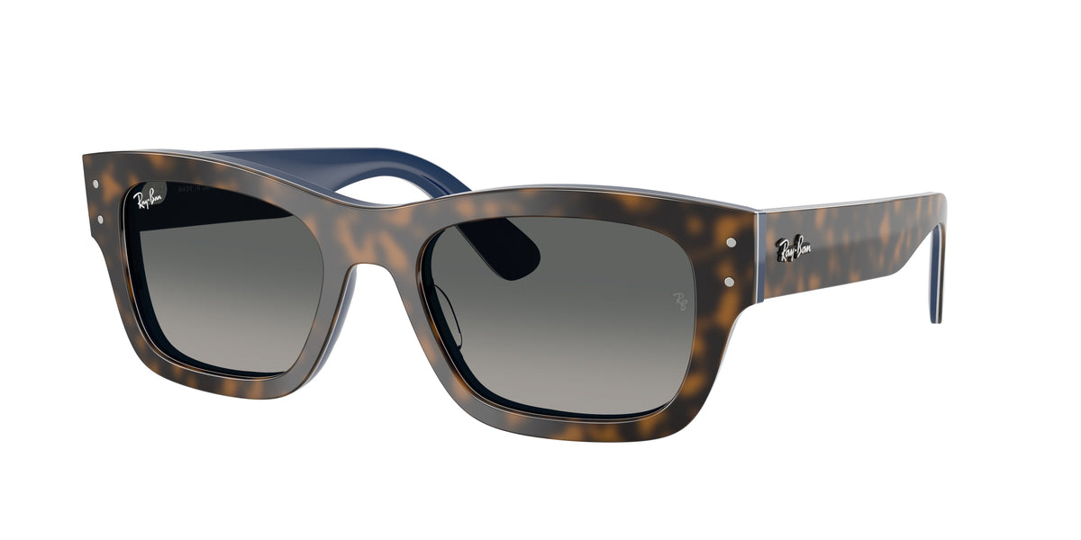 Ray-Ban RB7683S Havana Grey On Gradient Blue Sunglasses