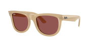 Ray-Ban RBR0502S Opal Beige & Honey Sunglasses
