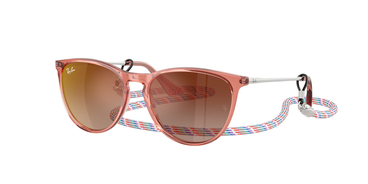 Ray-Ban RJ9060SF Transparent Red Sunglasses Kids