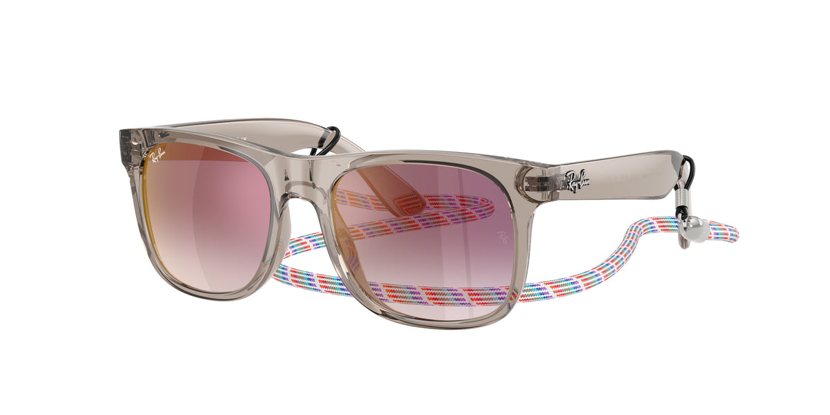 Ray-Ban RJ9069S Transparent Grey Sunglasses Kids
