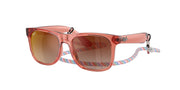 Ray-Ban RJ9069S Transparent Red Sunglasses Kids