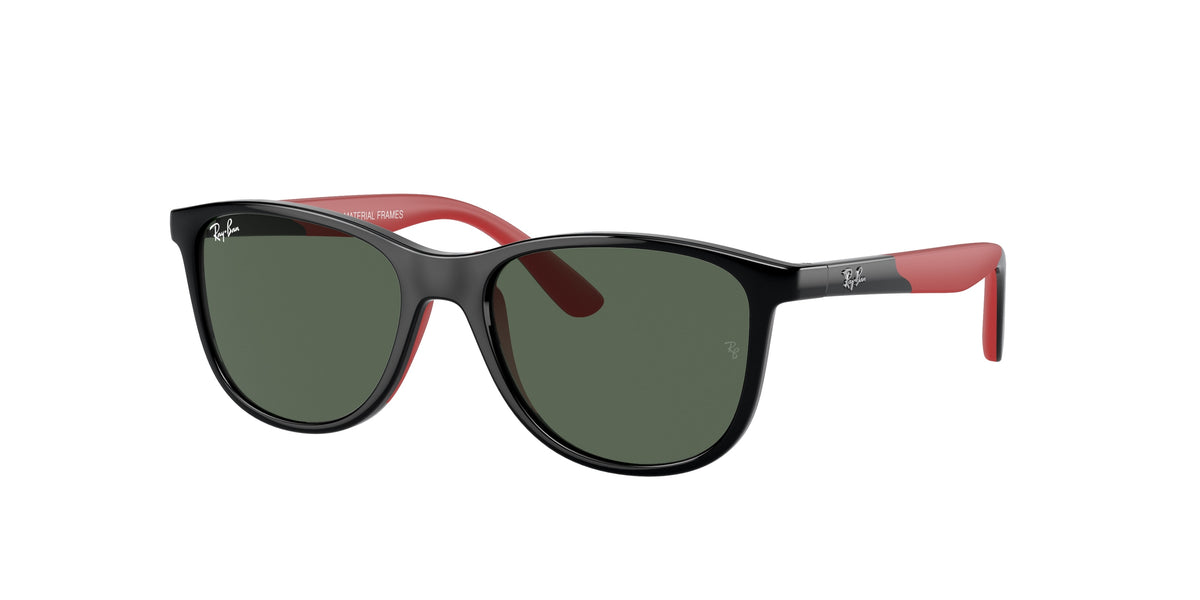 Ray-Ban RJ9077S Black On Red Sunglasses Kids