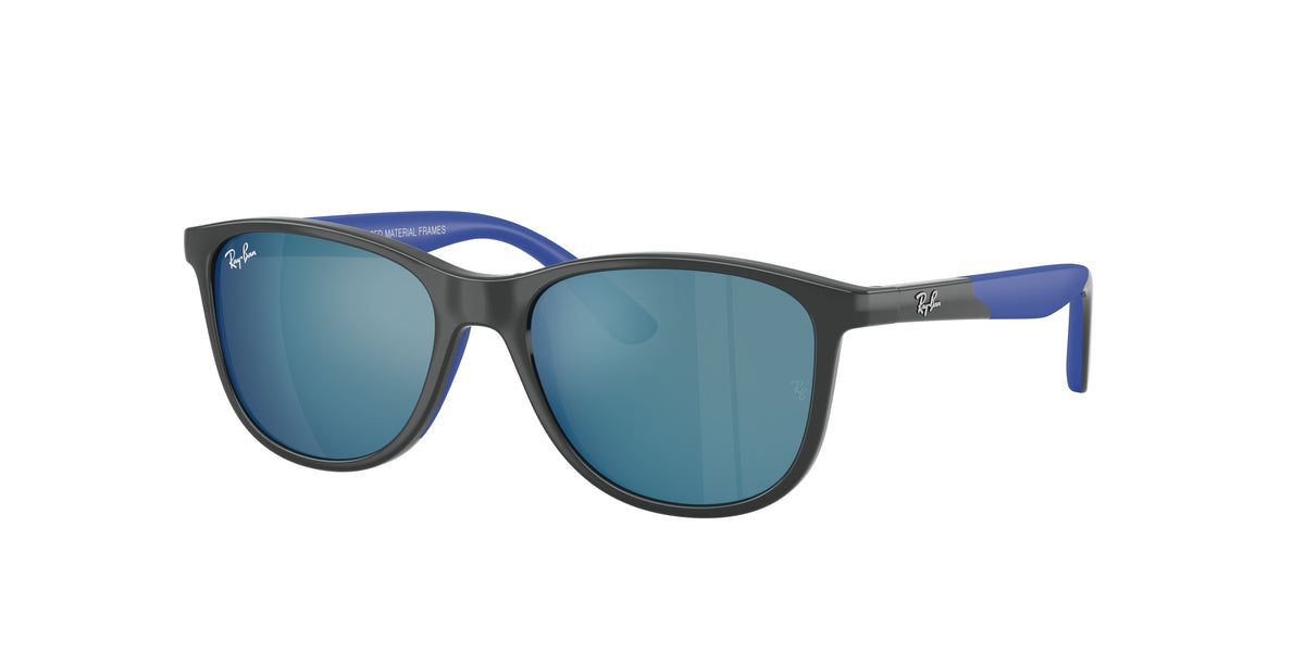 Ray-Ban RJ9077S Grey On Rubber Blue Sunglasses Kids