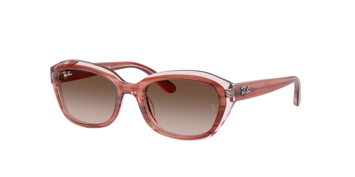 Ray-Ban RJ9081S Striped Pink On Transparent Pink Sunglasses Kids