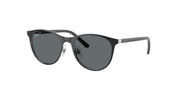 Ray-Ban RJ9552S Black On Silver Sunglasses Kids