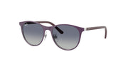 Ray-Ban RJ9552S Matte Violet On Silver Sunglasses Kids