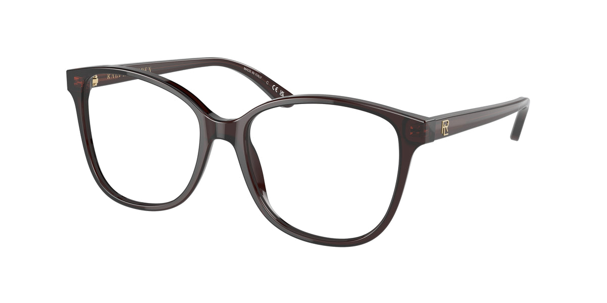 Ralph Lauren RL6222 Shiny Transparent Brick Red Eyeglasses