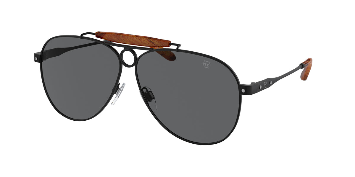 Ralph Lauren RL7078 Semi Matte Black Sunglasses