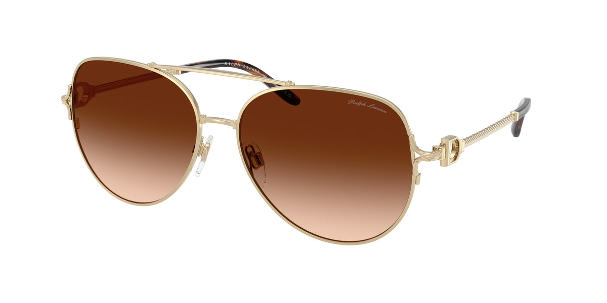 Ralph Lauren RL7087 Shiny Pale Gold Sunglasses