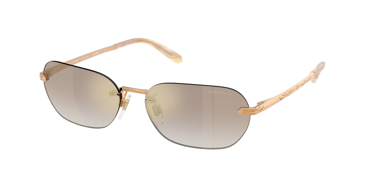 Ralph Lauren RL7089 Shiny Antique Gold Sunglasses