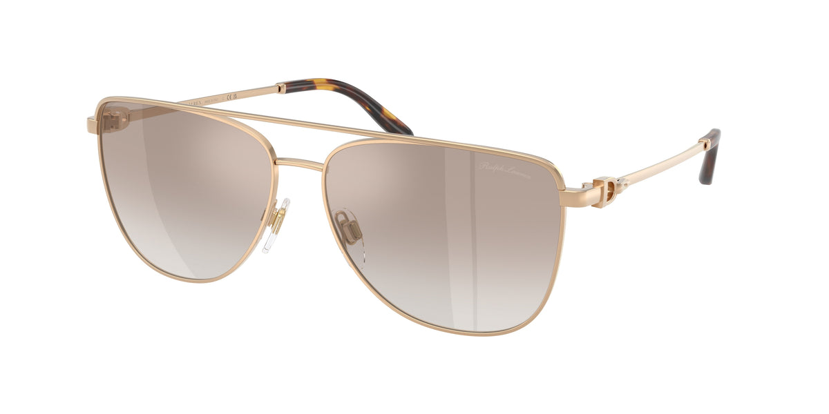 Ralph Lauren RL7096 Semishiny Antique Gold Sunglasses