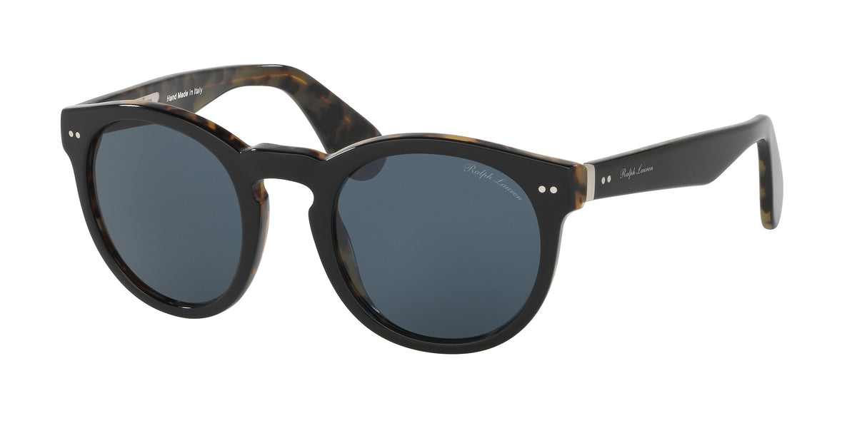 Ralph Lauren RL8146P Shiny Black On Spotty Havana Sunglasses