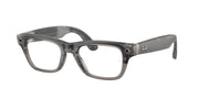 Ray-Ban Meta RW7001 Transparent Ice Grey AI Glasses