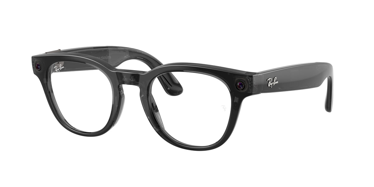 Ray-Ban Meta RW7002 Transparent Black AI Glasses