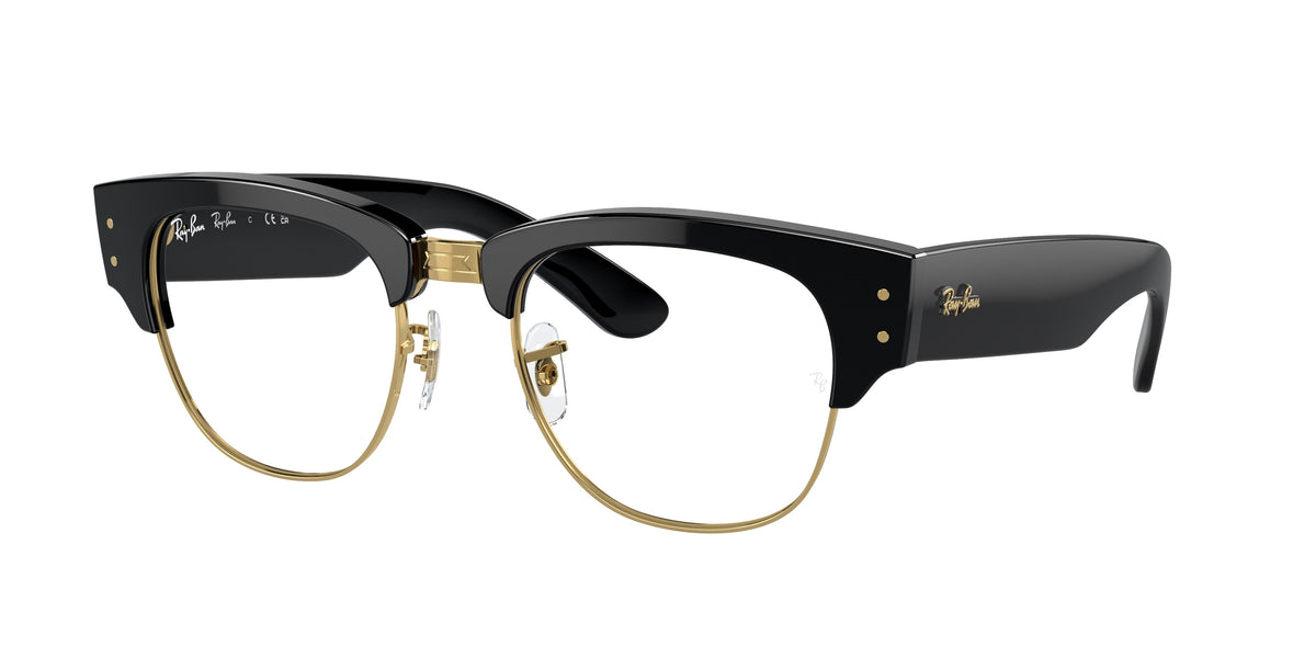 Ray-Ban RX0316V Black On Gold Eyeglasses