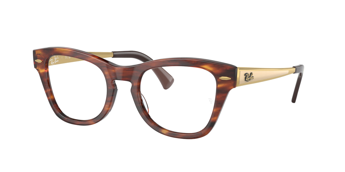 Ray-Ban RX0707VM Striped Havana Eyeglasses
