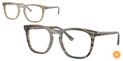 Ray-Ban RX2210VF Photo Striped Grey Eyeglasses