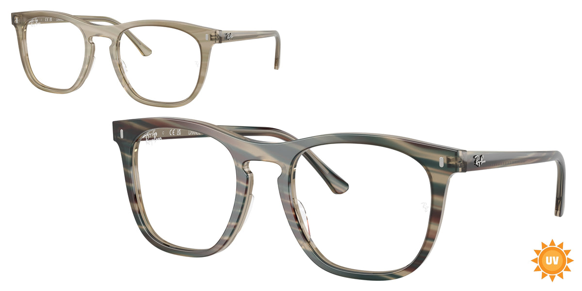 Ray-Ban RX2210VF Photo Striped Grey Eyeglasses