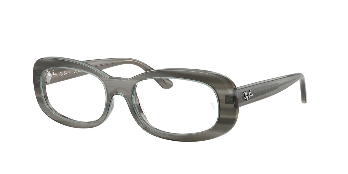 Ray-Ban RX2221V Striped Grey Eyeglasses