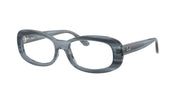 Ray-Ban RX2221V Striped Blue Eyeglasses