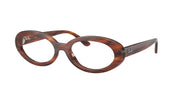 Ray-Ban RX2223V Striped Havana Eyeglasses
