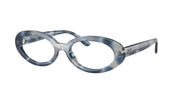 Ray-Ban RX2223V Opal Blue Havana Eyeglasses