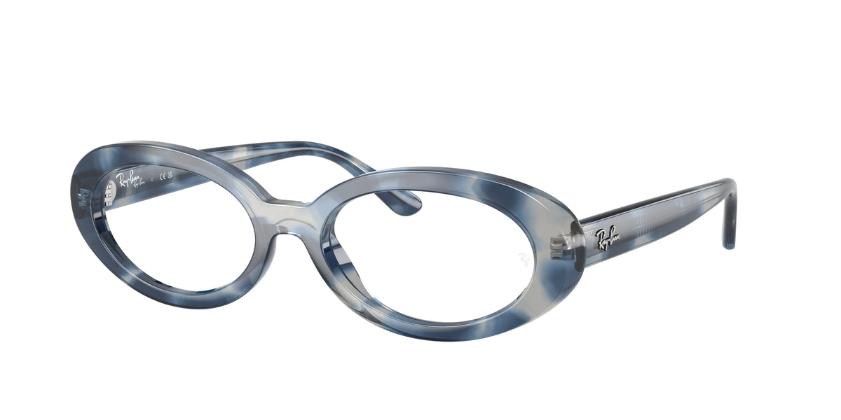 Ray-Ban RX2223V Opal Blue Havana Eyeglasses