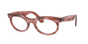Ray-Ban RX2242VF Striped Transparent Pink Eyeglasses