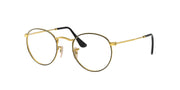 Ray-Ban RX3447V Black On Gold Eyeglasses