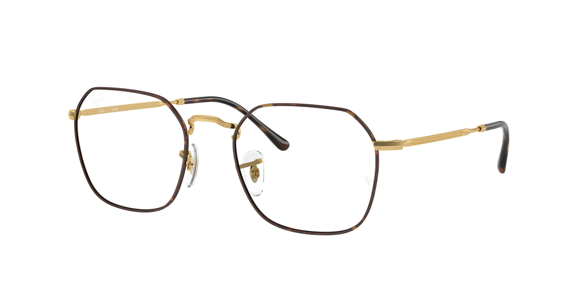 Ray-Ban RX3694V Havana On Gold Eyeglasses