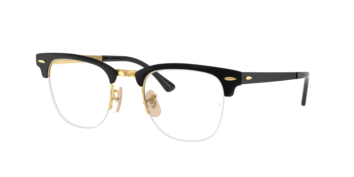 Ray-Ban RX3716VM Black On Gold Eyeglasses