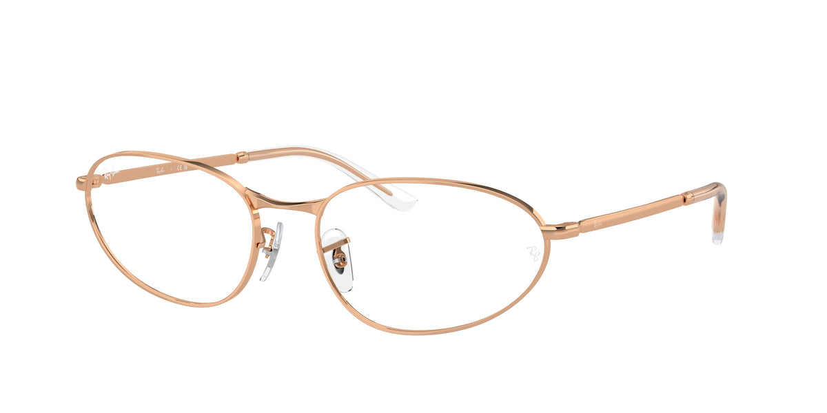 Ray-Ban RX3734V Rose Gold Eyeglasses