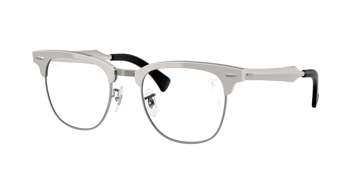 Ray-Ban RX3807VM Brushed Silver On Gunmetal Eyeglasses
