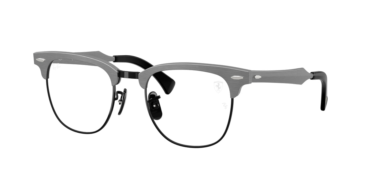 Ray-Ban RX3807VM Brushed Grey On Black Eyeglasses