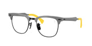 Ray-Ban RX3807VM Brushed Grey On Black Eyeglasses