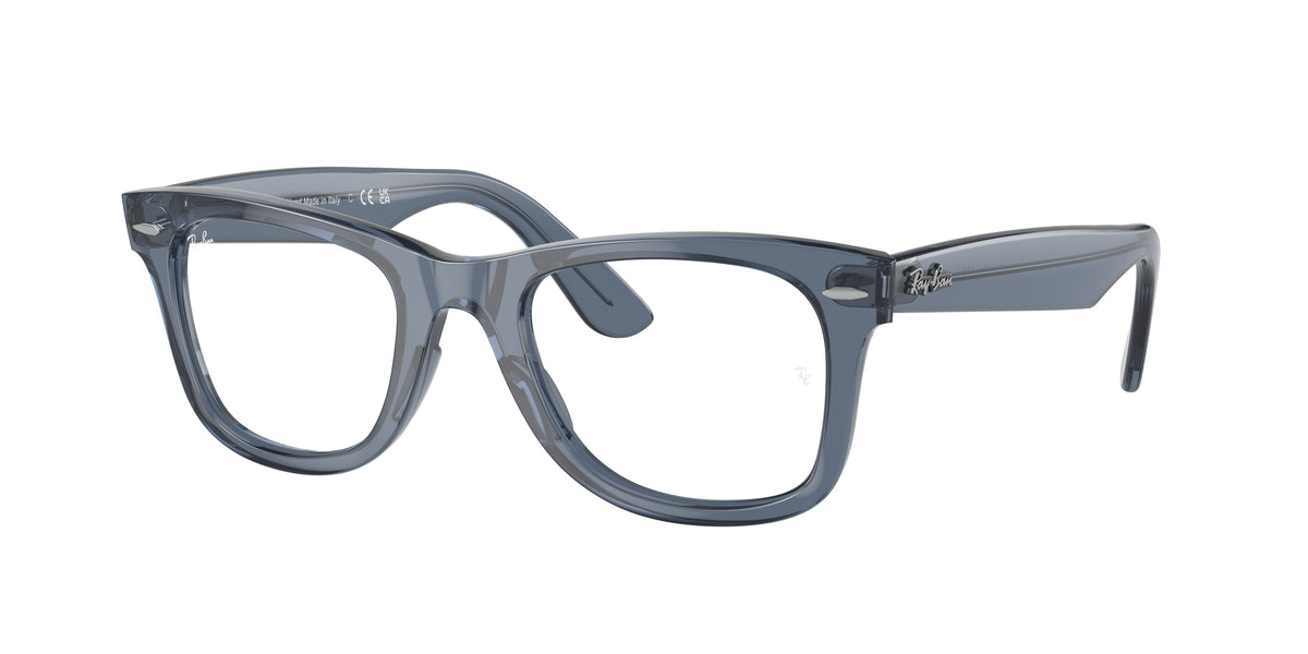 Ray-Ban RX4340V Transparent Dark Blue Eyeglasses
