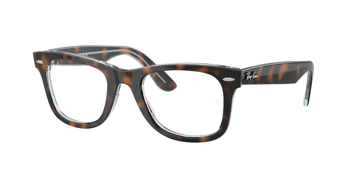 Ray-Ban RX4340V Dark Havana On Multicolor Eyeglasses